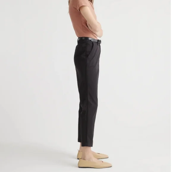 Stretch Cotton Twill Girlfriend Chino Pants - Picture 3 of 9